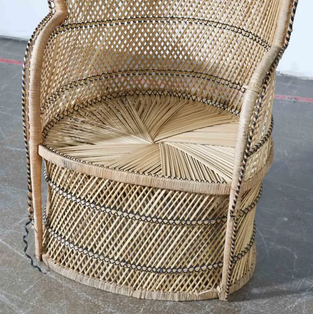 Woven Peacock Chair