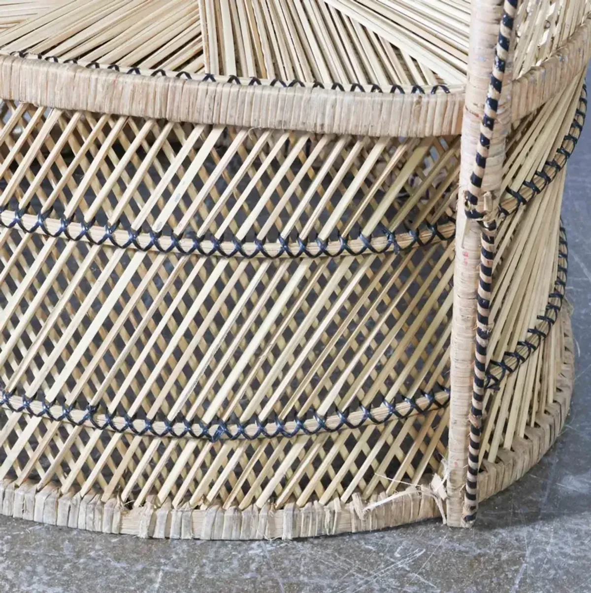 Woven Peacock Chair