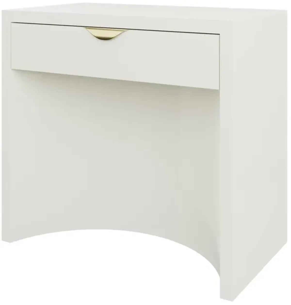 In Stock 32" Marisol Chest in Cirrus White Lacquer