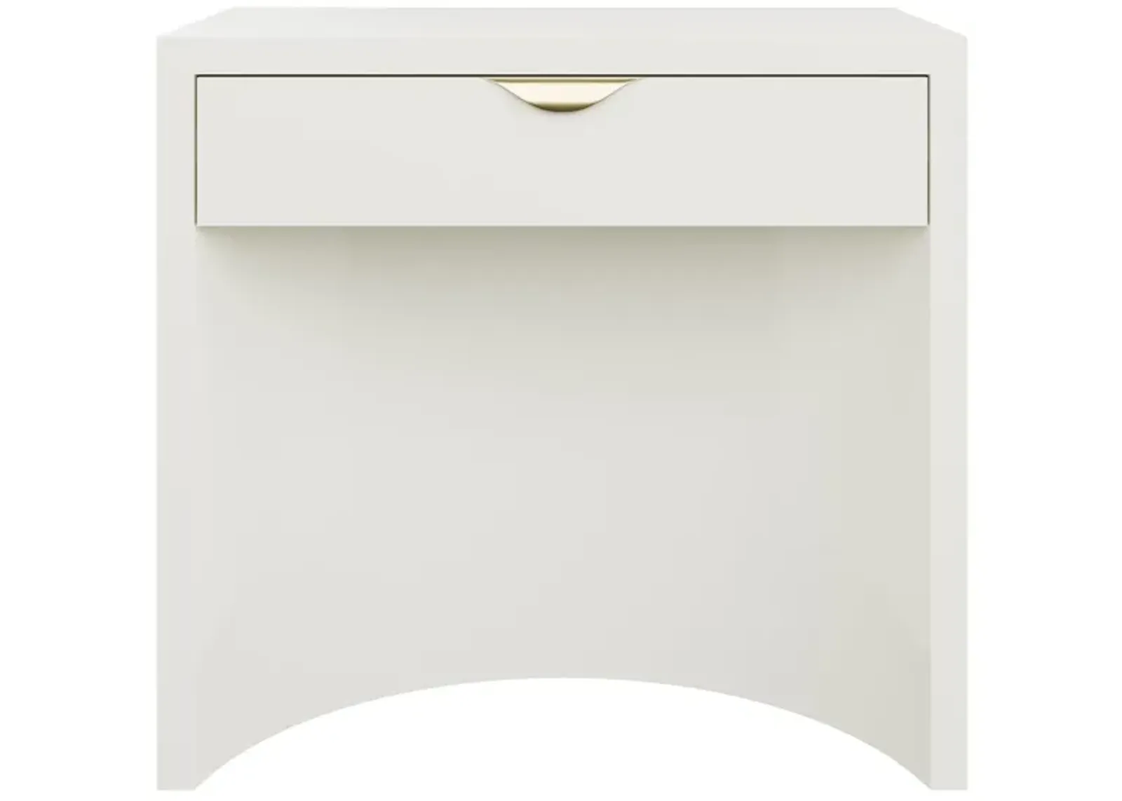 In Stock 32" Marisol Chest in Cirrus White Lacquer