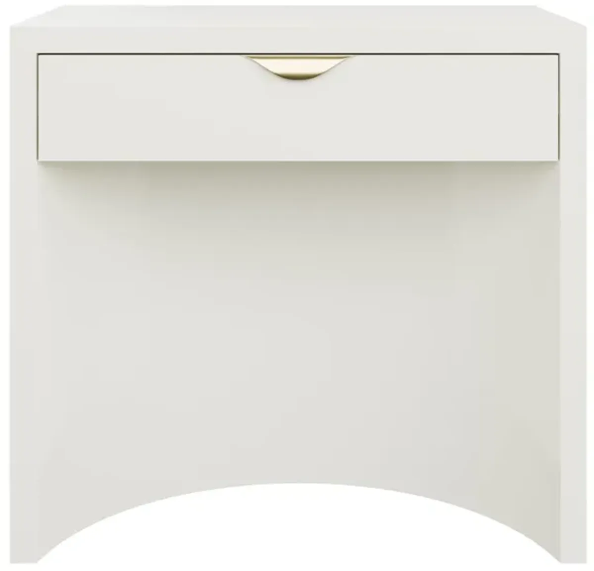 In Stock 32" Marisol Chest in Cirrus White Lacquer