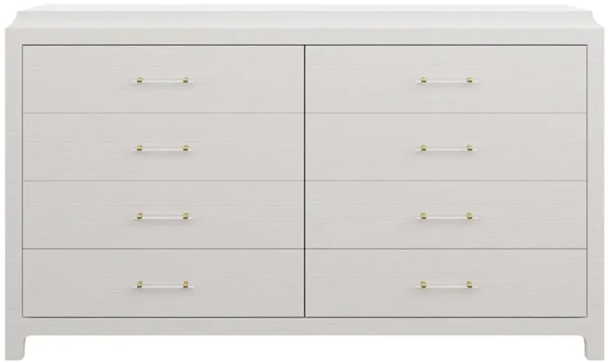 In Stock 72" Jackie Tallboy Dresser in Mist Abaca