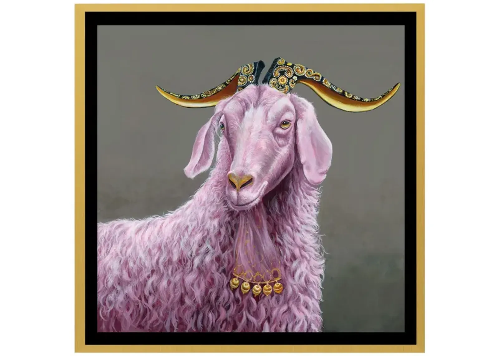 'Goat Couture' Giclee Print by Ginger Fox