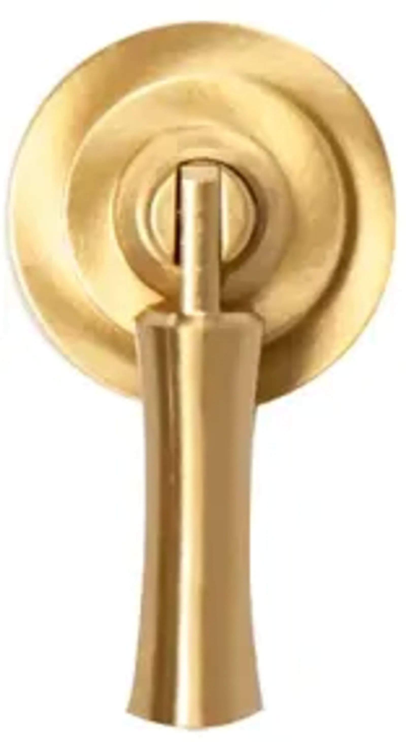 Bamboo Drop Pull 1.8" Gold