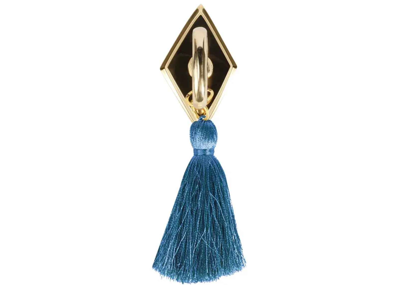 Tassel Knob - Smokey Blue