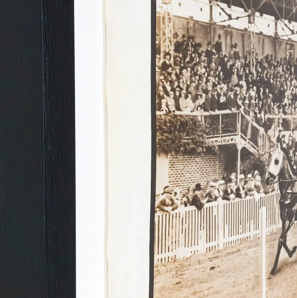 Framed 1948 French Horse Racing Poster - Courses de Lacapelle (Aisne)