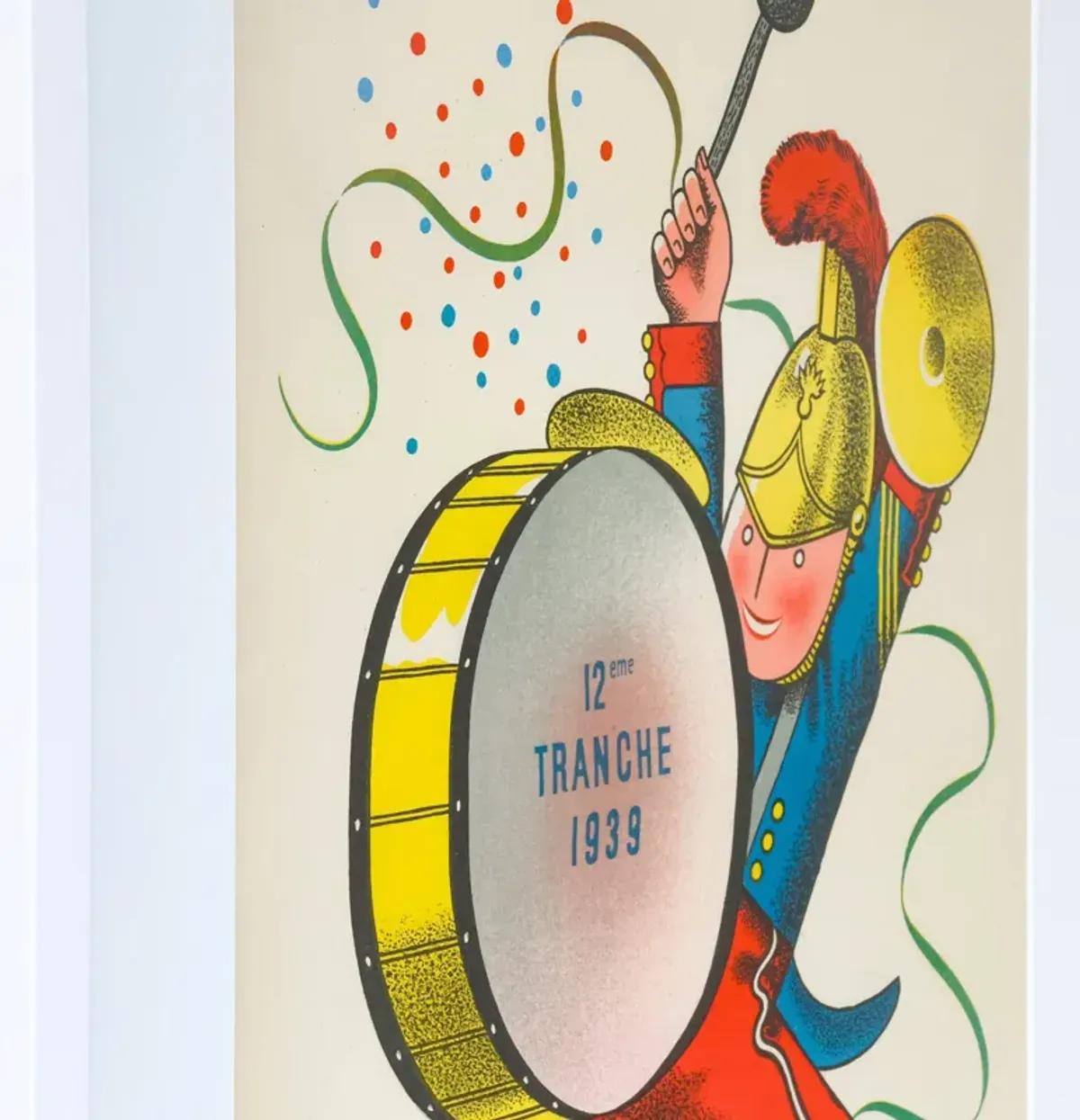Framed 1939 French Loterie National Poster - 14 Juillet
