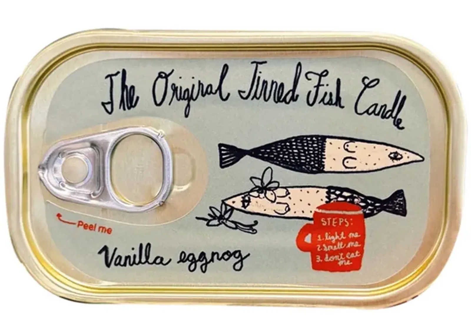 Tinned Fish Candle - Vanilla Eggnog