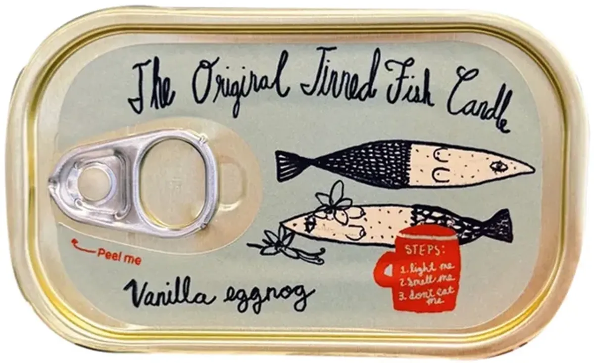 Tinned Fish Candle - Vanilla Eggnog