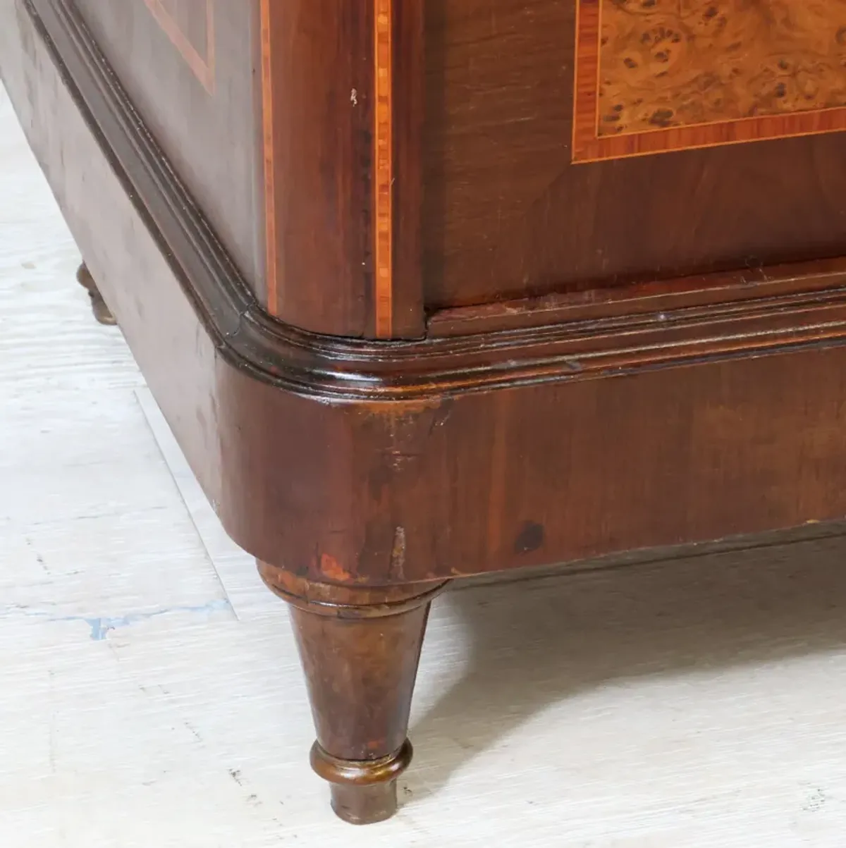 Louis XVI Style Marble Top Sideboard / Enfilade