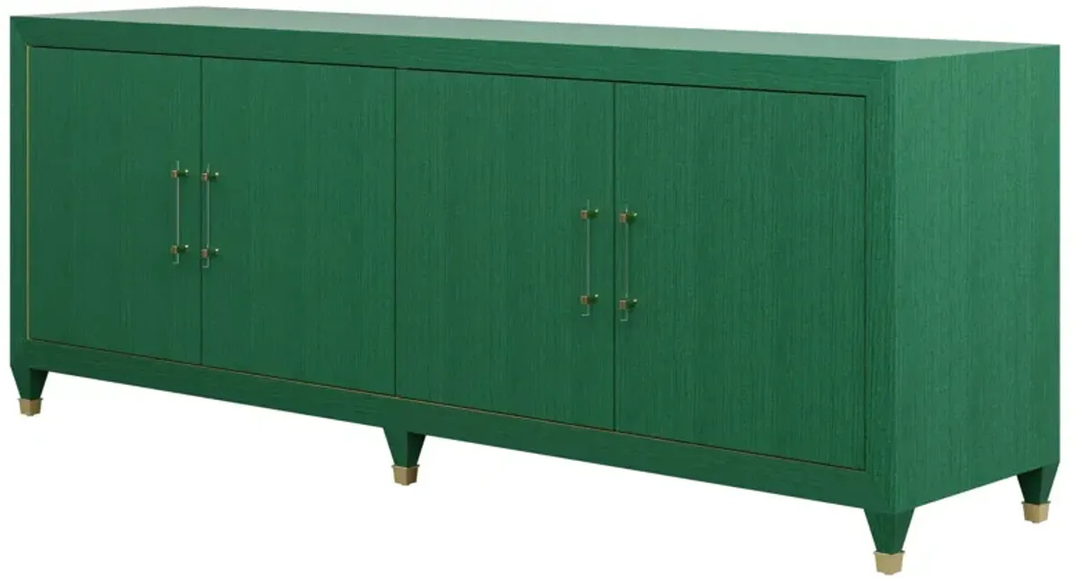 In Stock Mallory Credenza 72" in Jubilee Sisal Grasscloth