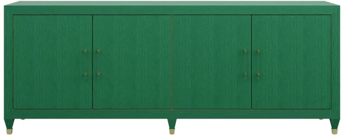 In Stock Mallory Credenza 72" in Jubilee Sisal Grasscloth