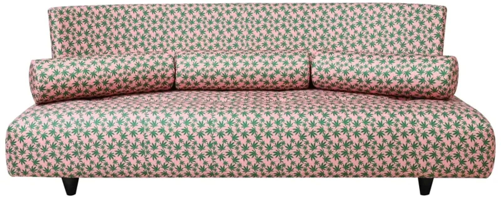 Modern Sofa Recovered in Mary Jane Fabric