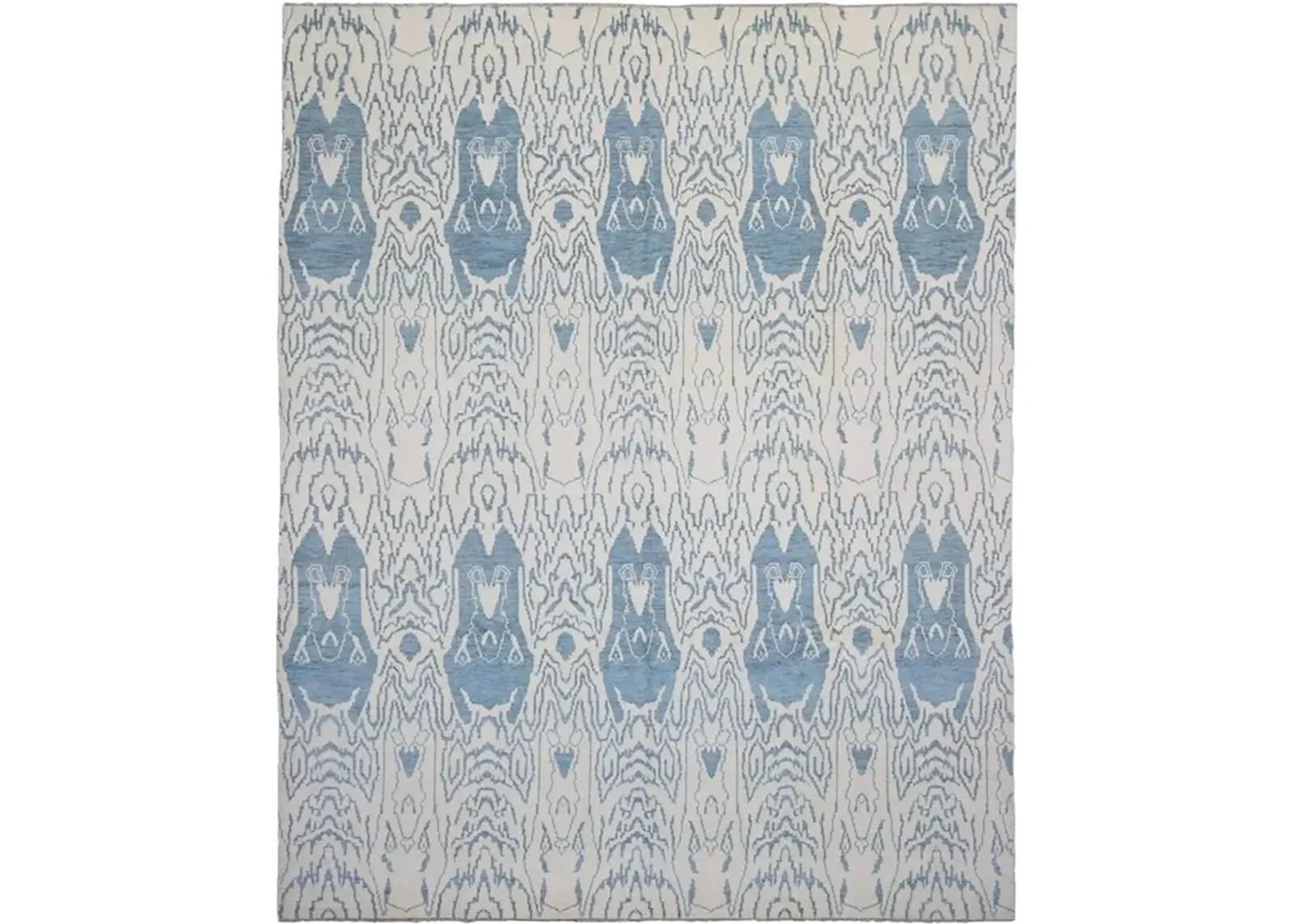 Taiga Blue Turkish Knot Rug