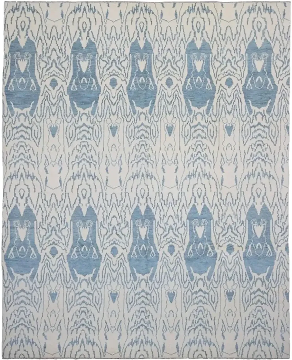 Taiga Blue Turkish Knot Rug