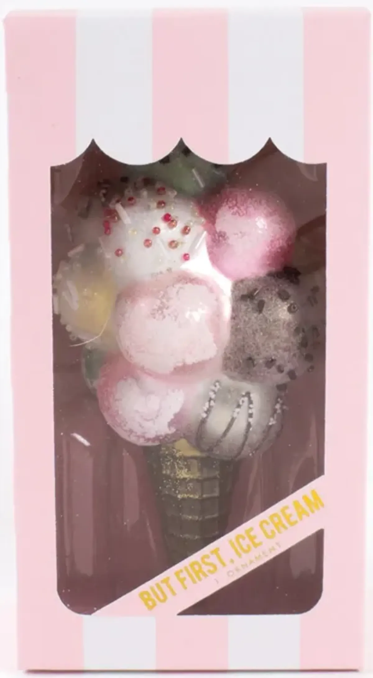 Gelato Boxed Glass Ornament