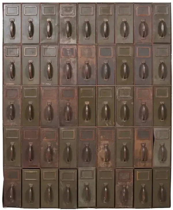 Antique Ledger Filing Cabinet 1940