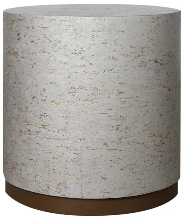 Ambrose Side Table in Silver