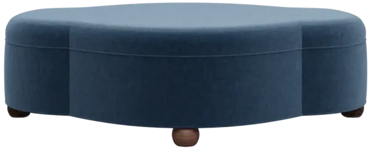 Custom Trefoils Ottoman