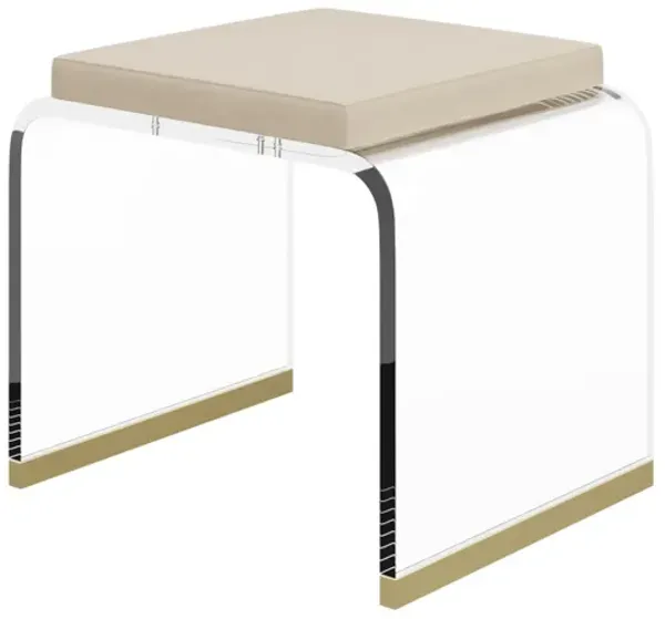 Allane Ottoman in Champagne