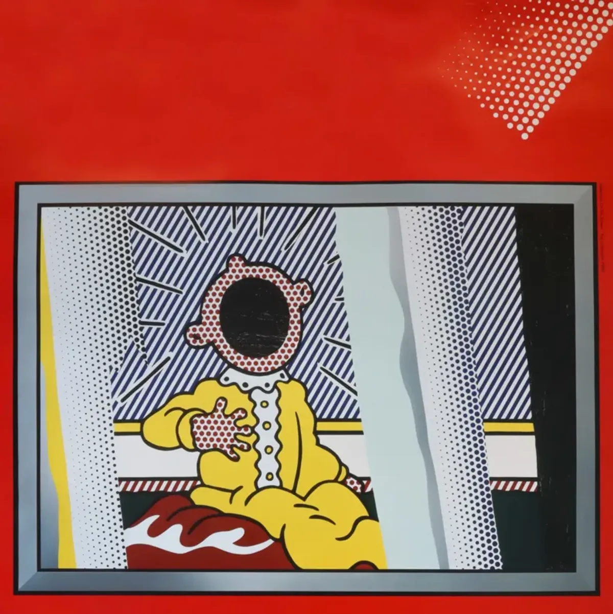 2004 Swedish Exhibition Poster by Roy Lichtenstein at Grafikens Hus Stockholm