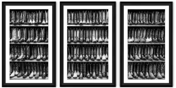 In Stock "Worldwide Steppers" 30x40 Triptych by Jarrod Oram