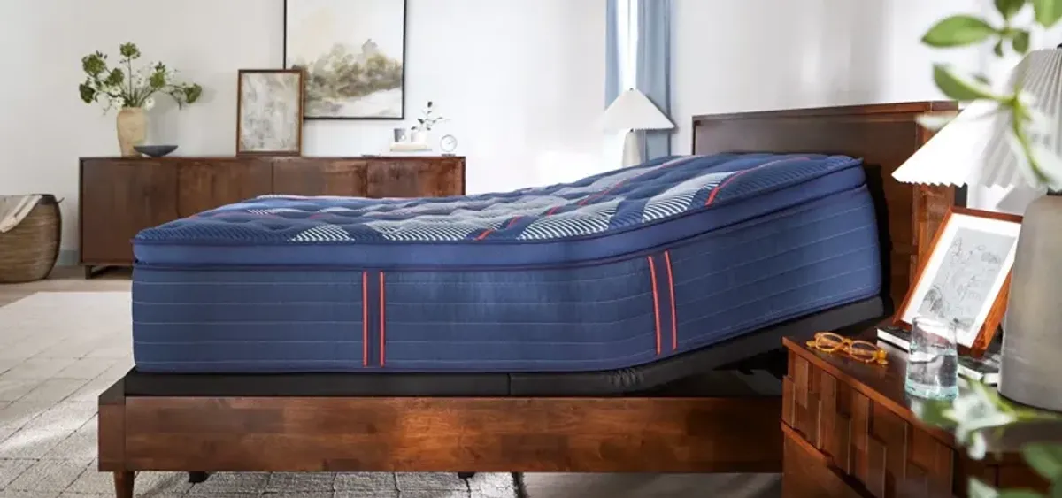 Posturepedic Elite Spring Pillow Top Soft , Albany II- Split King