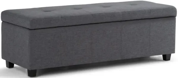 Castleford Storage Ottoman in Linen