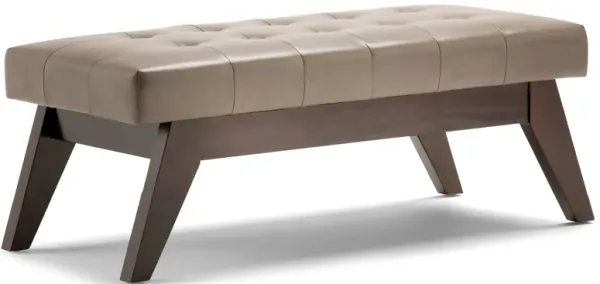 Draper Ottoman Bench in Vegan Leather