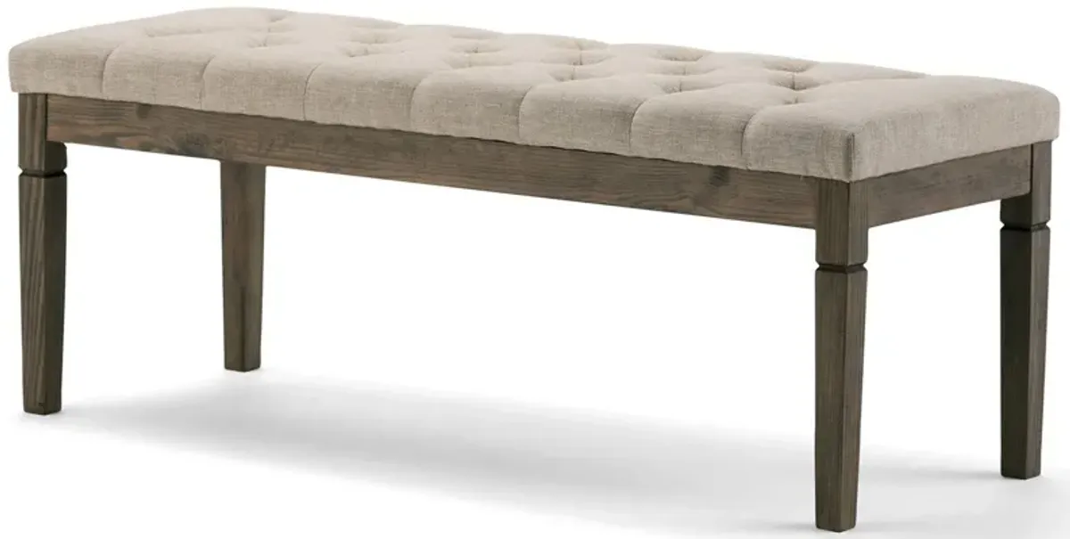 Waverly Ottoman Bench in Linen