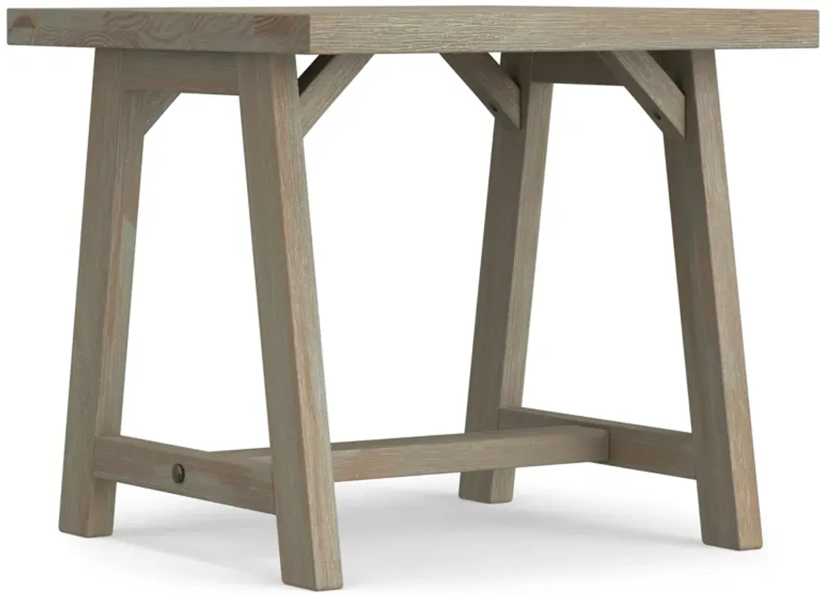 Sawhorse End Table