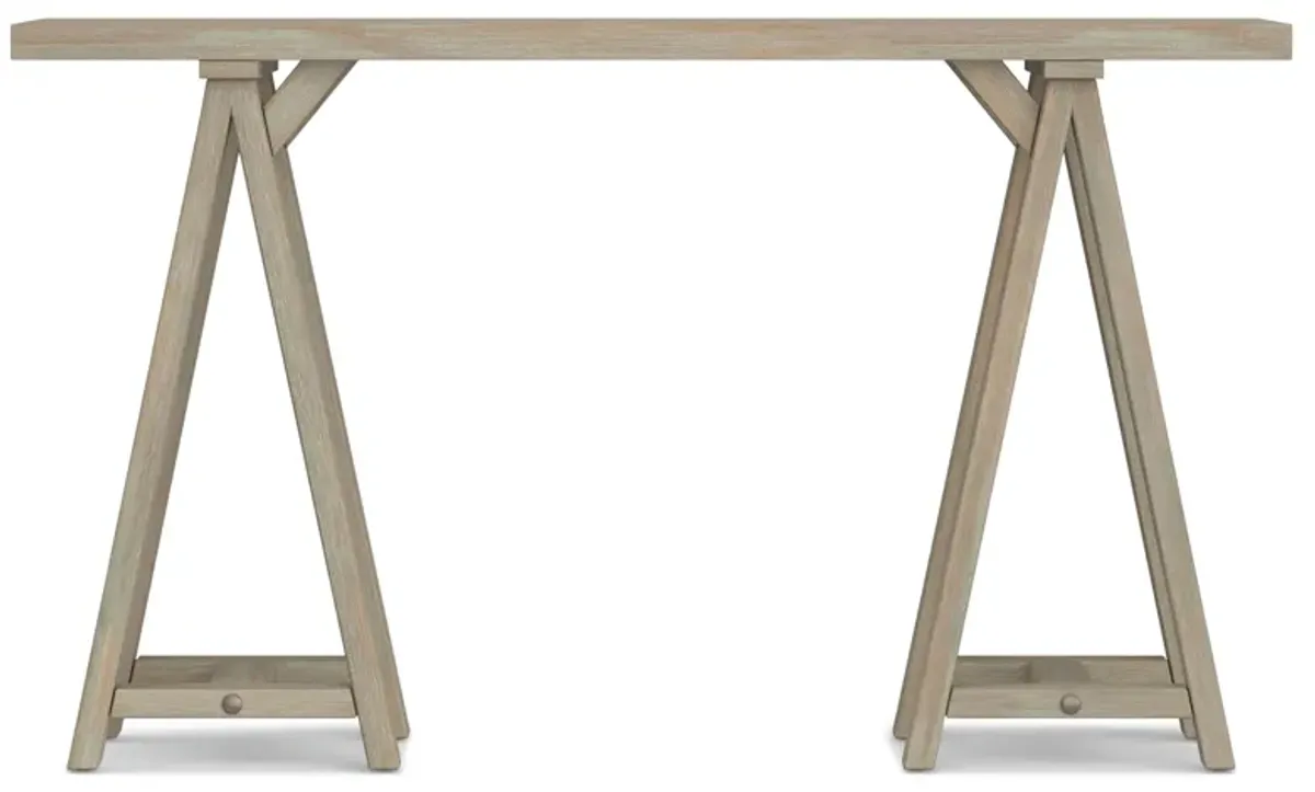 Sawhorse Console Table