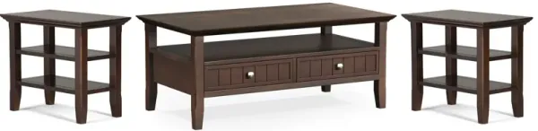Acadian 48 inch Coffee Table with 14 inch End Tables (Set of 3)