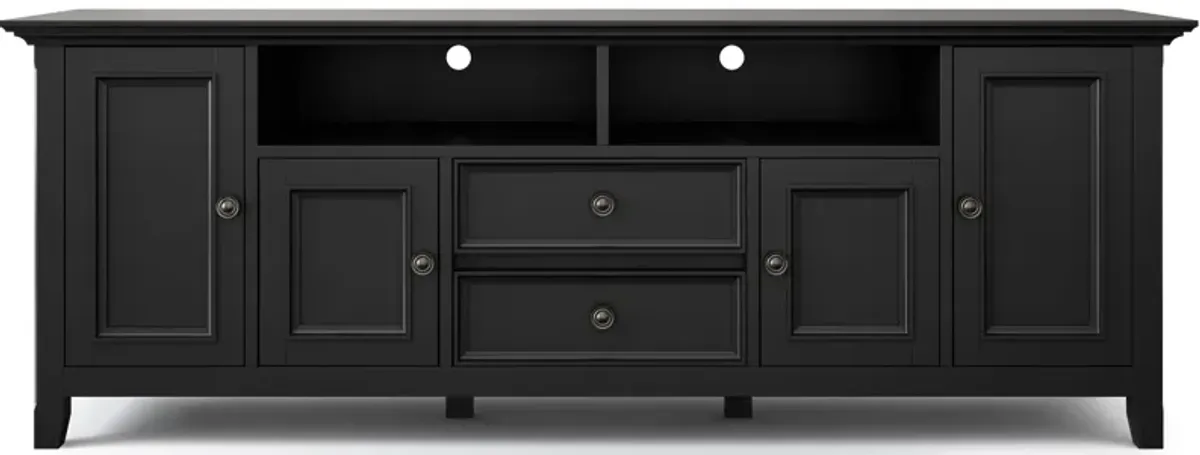 Amherst 72 inch TV Stand with 24 inch 5 Shelf Bookcases (Set of 3)