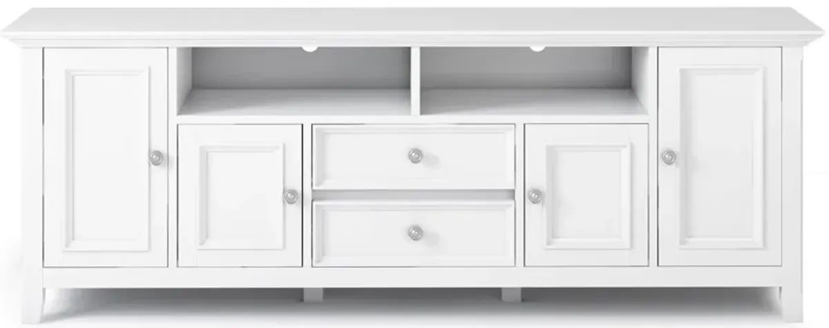 Amherst 72 inch TV Stand with 24 inch 5 Shelf Bookcases (Set of 3)