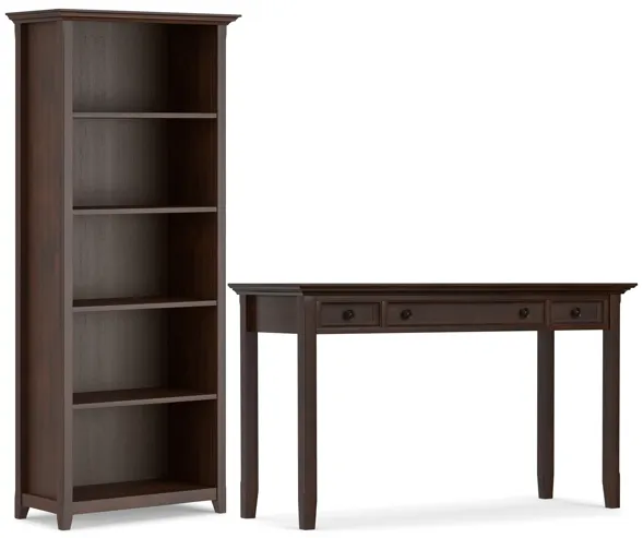 Amherst 54 inch Desk and 30 inch Bookcase (Set of 2)