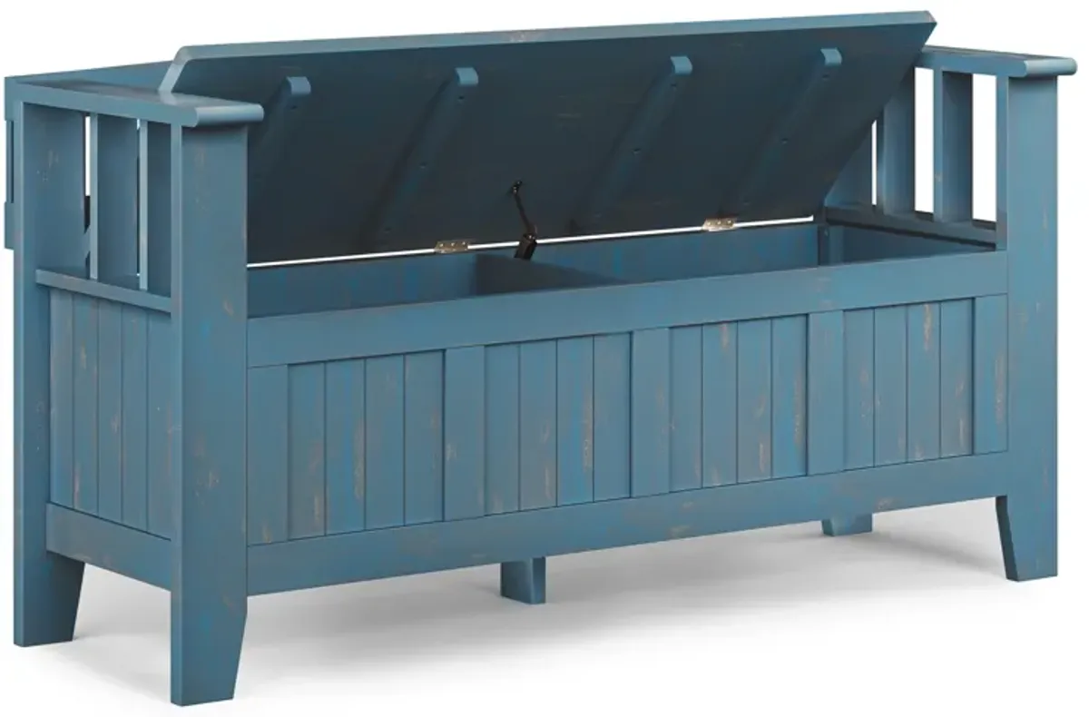Acadian Entryway Storage Bench