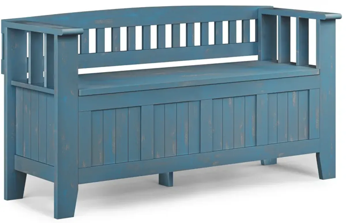 Acadian Entryway Storage Bench