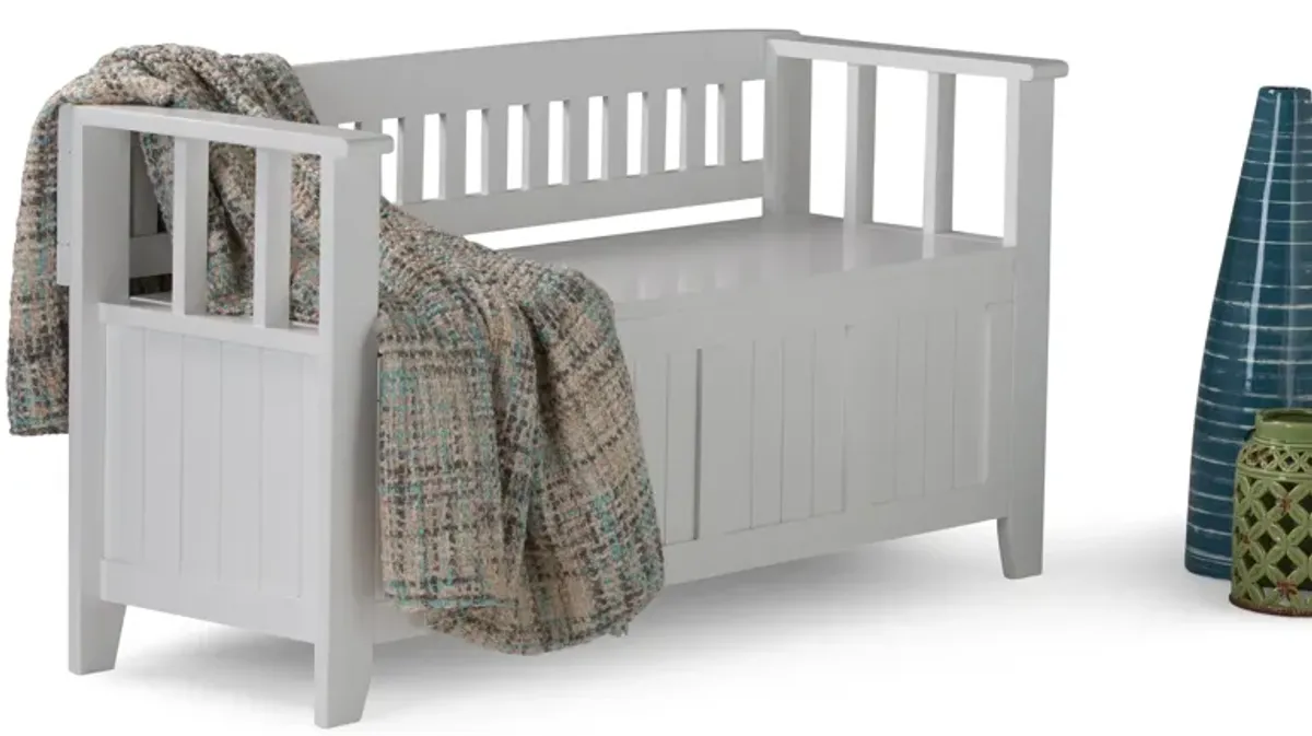 Acadian Entryway Storage Bench