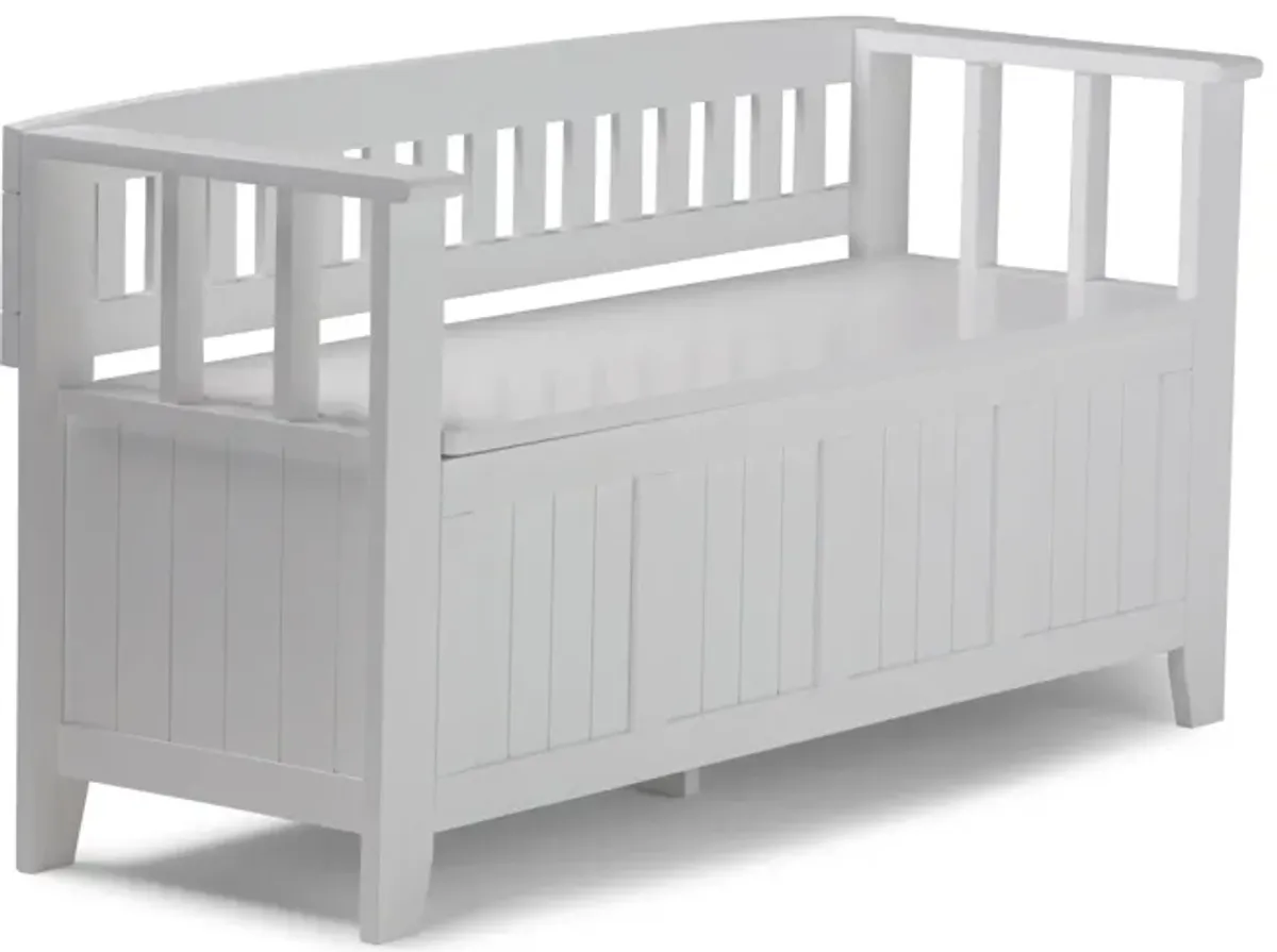 Acadian Entryway Storage Bench