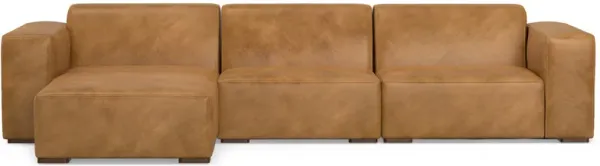 Rex 2 Seater Sofa and Left Chaise in Genuine Leather
