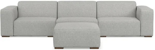 Rex 3 Seater Sofa and Ottoman in Performance Fabric