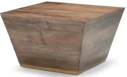 Distressed Dark Brown color