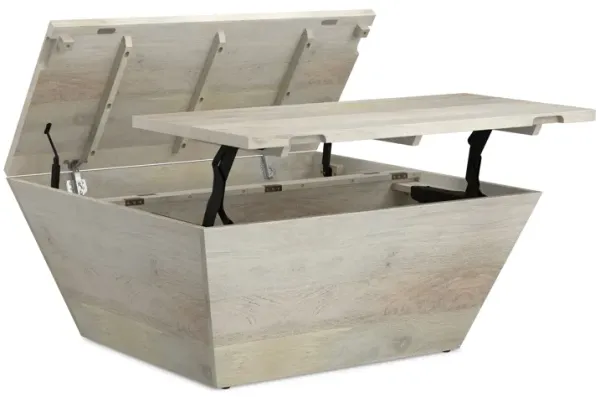 Abba 36 inch Square Lift Top Coffee Table