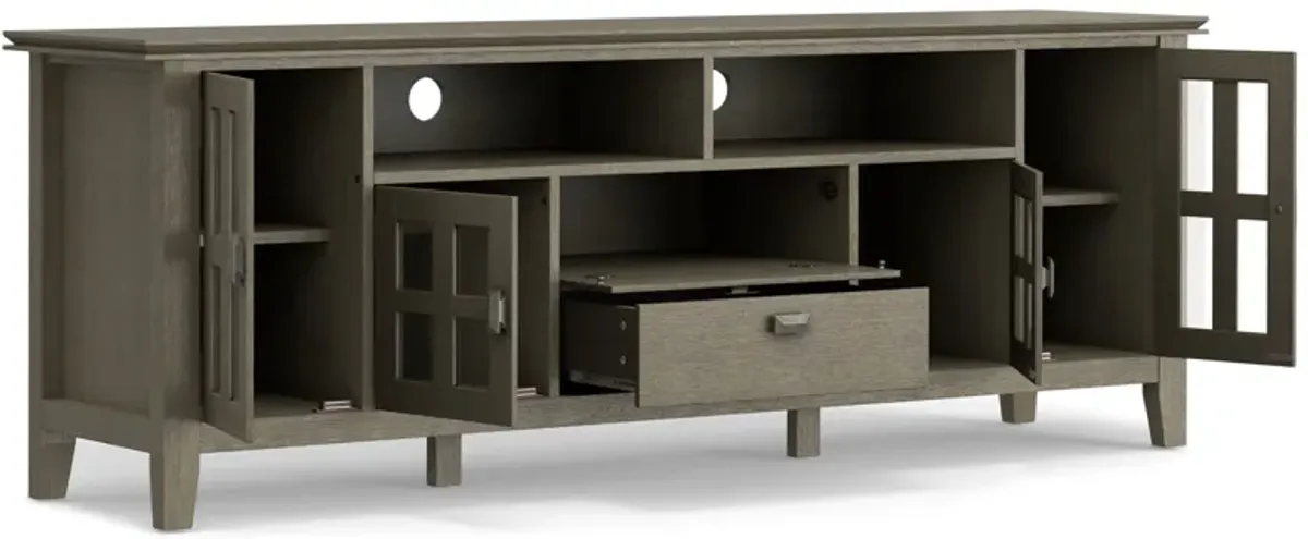 Artisan 72 inch TV Media Stand in Farmhouse Grey