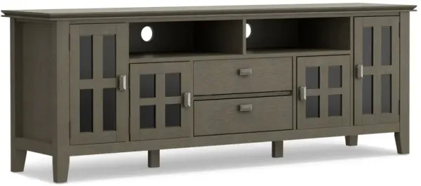 Artisan 72 inch TV Media Stand in Farmhouse Grey