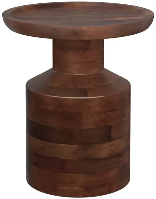 Haynes Wooden Accent Table in Mango