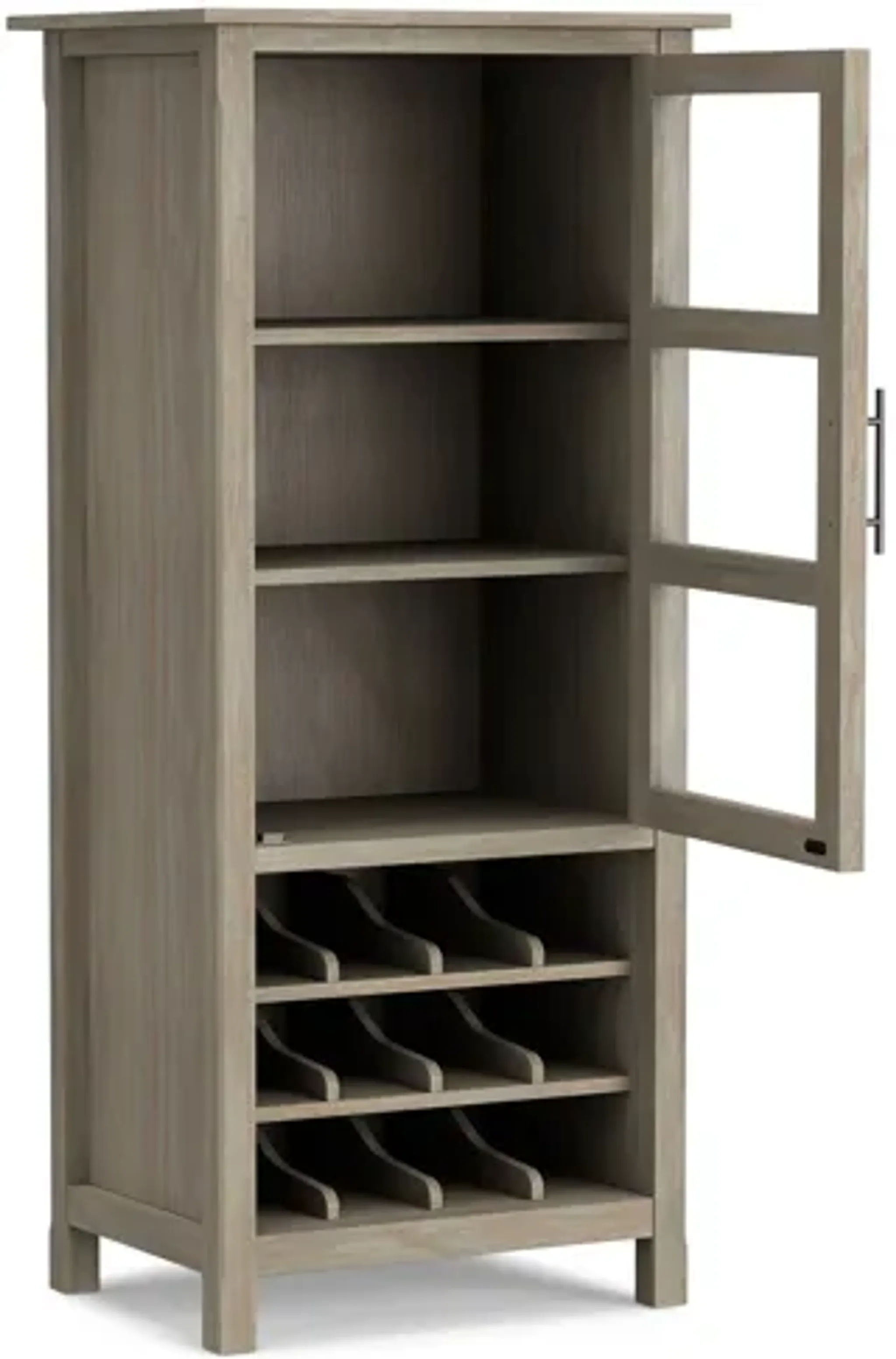Avalon Wine Rack Simpli Home | Furniture.com