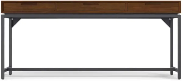Banting Mid Century Wide Desk in Walnut