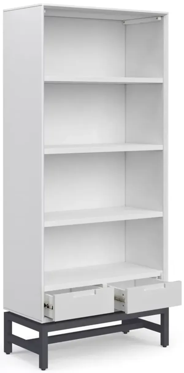 Banting Bookcase in Rubberwood